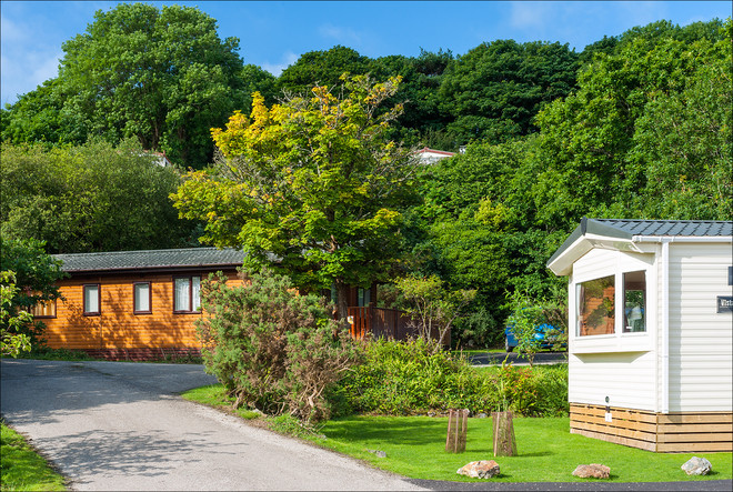 Holiday park in Cornwall with lodges and caravans for sale