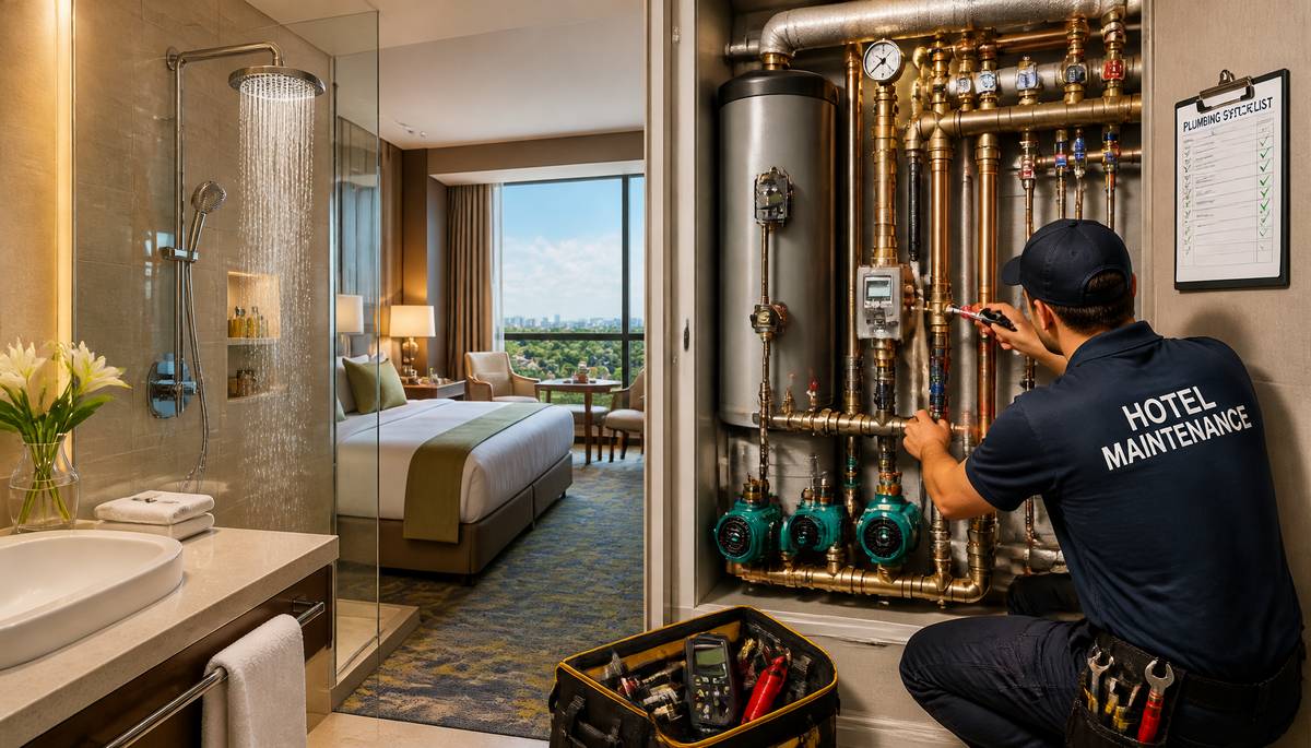 Why Hotel Plumbing Systems Need a Different Maintenance Strategy from Ordinary Buildings