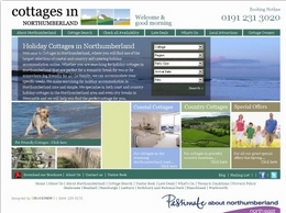 https://www.cottagesinnorthumberland.co.uk/ website