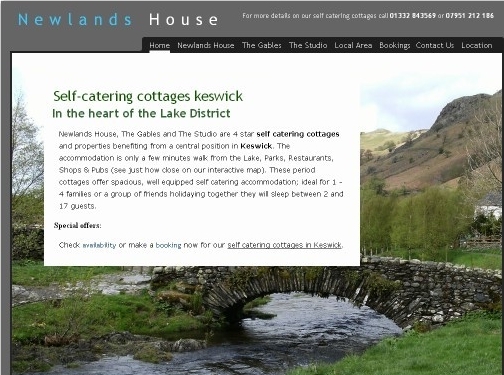 https://www.newlandshousekeswick.co.uk/ website