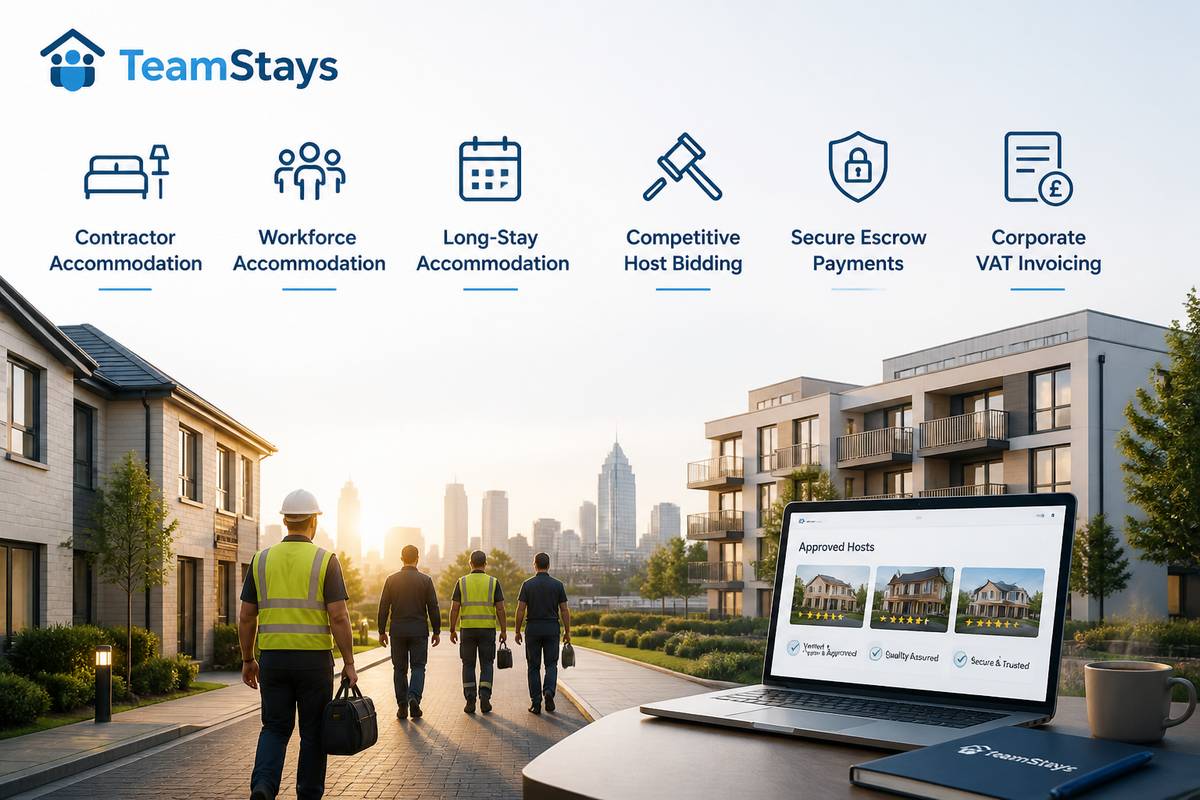 https://teamstays.co.uk/ website