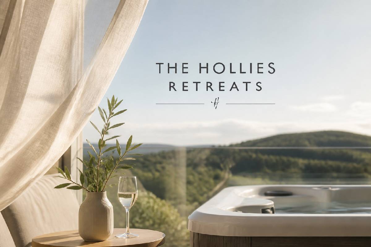 https://theholliesretreats.co.uk/ website